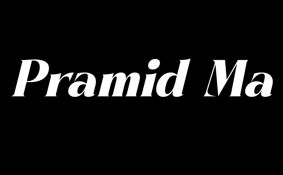 Pramid Mango font big