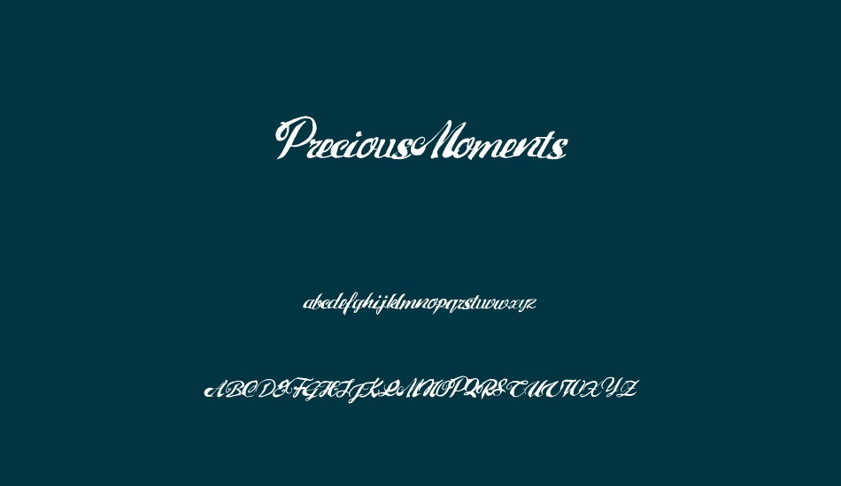 PreciousMoments font