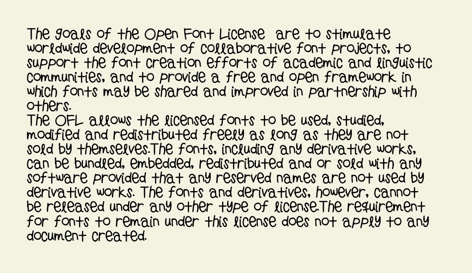 PreppyGirlsHandwriting font 1