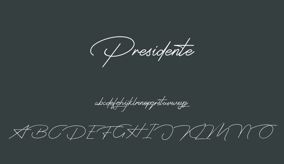 Presidente font