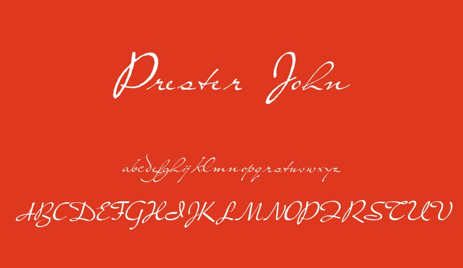 Prester John font