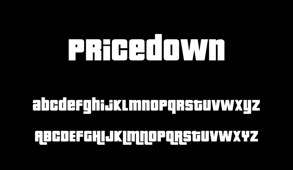 Pricedown Gta Free Font