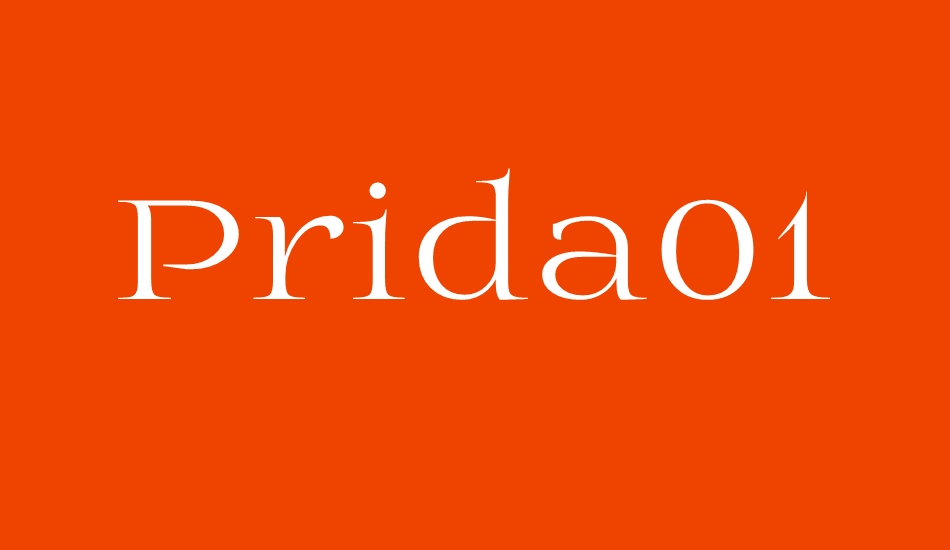 Prida01 font big