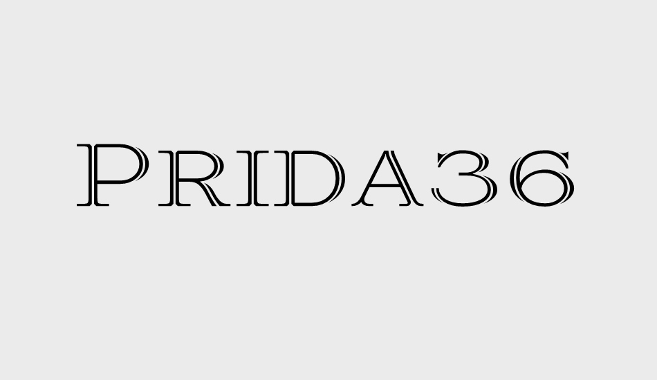 prida36 font big