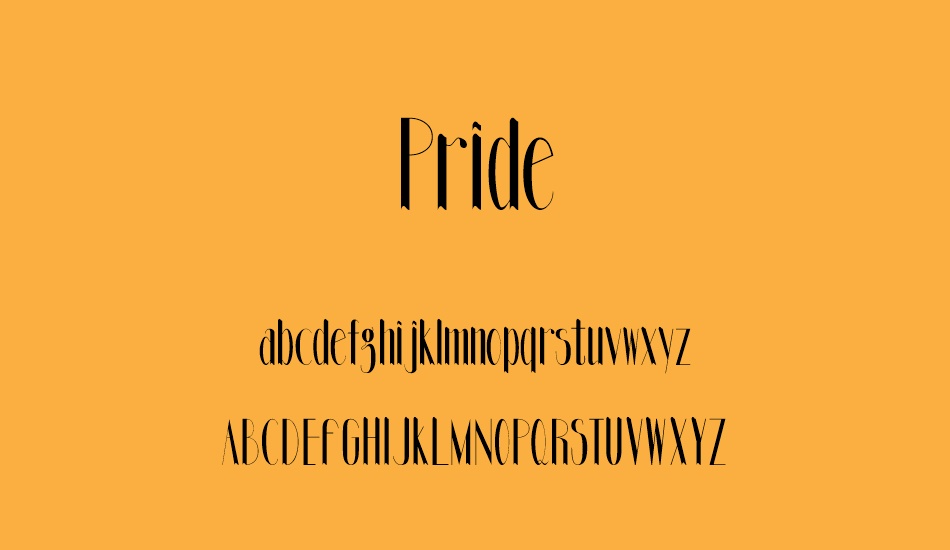 Pride font