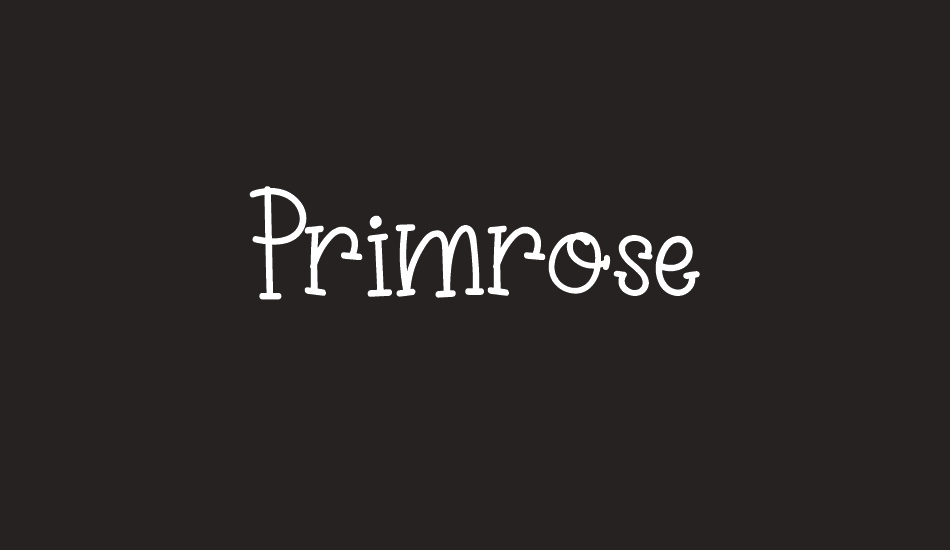 Primrose font big