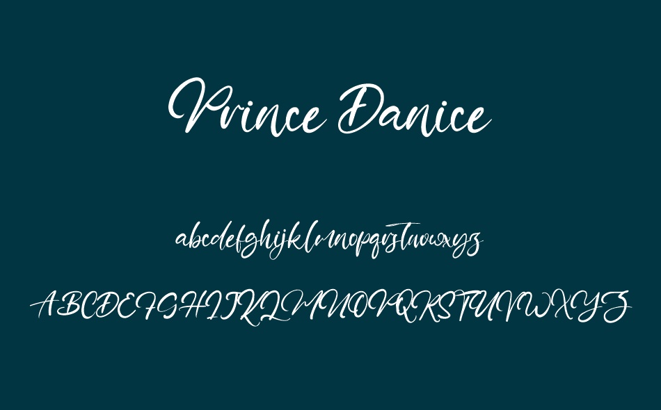 Prince Danice font