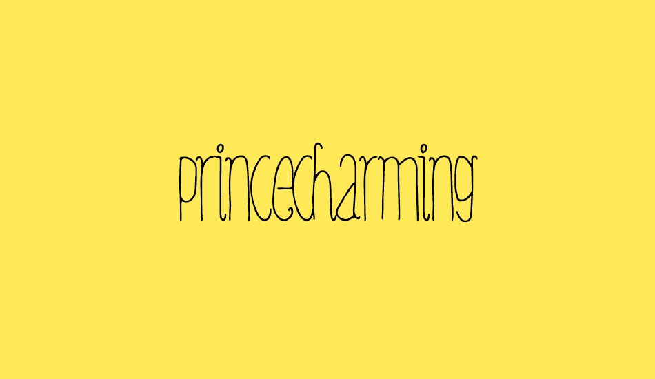 PrinceCharming font big