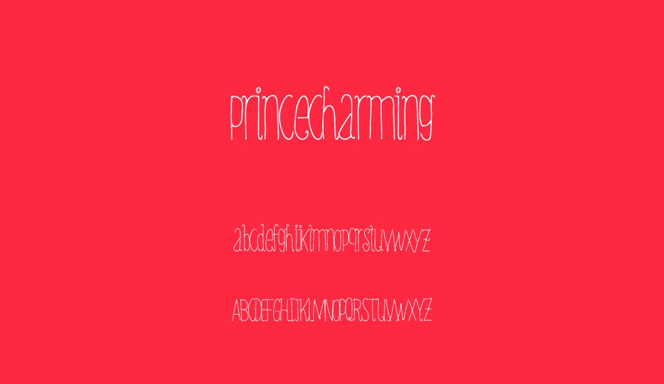 PrinceCharming font
