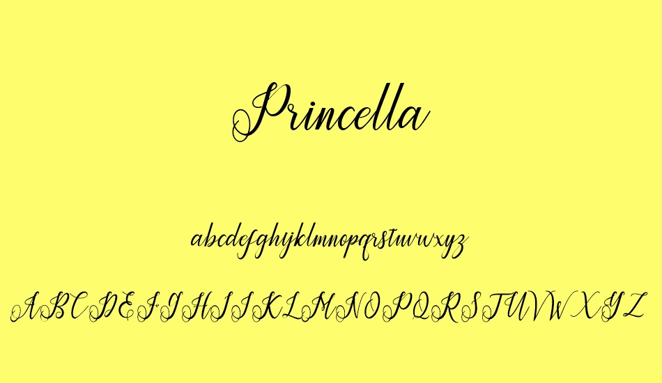 Princella font