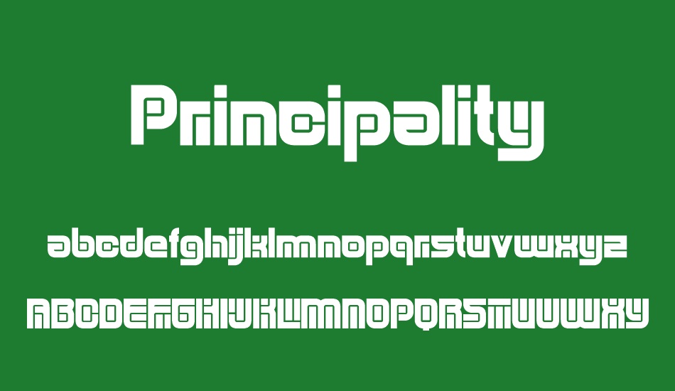 Principality font