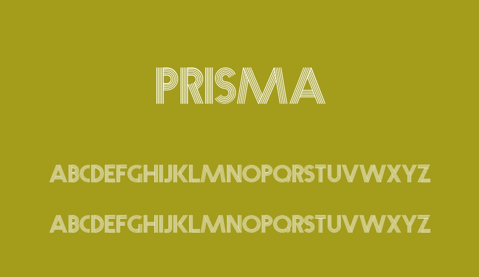 Prisma font