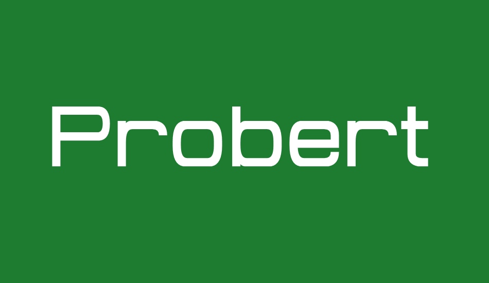 Probert font big