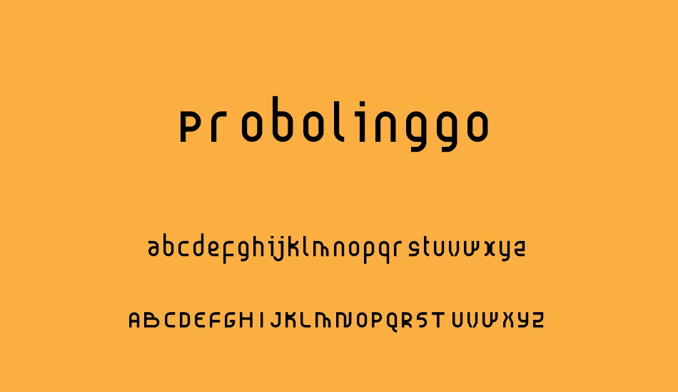 Probolinggo font