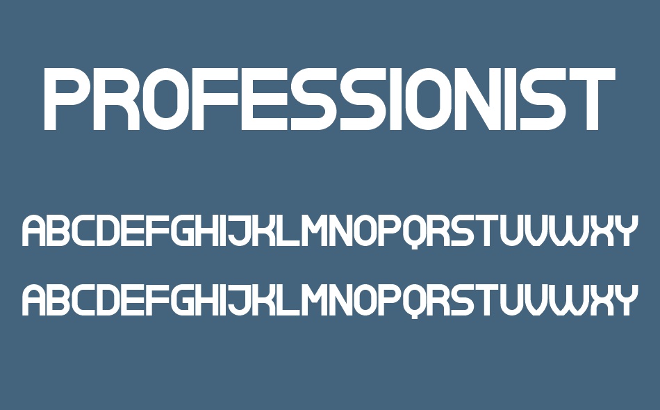 Professionista font