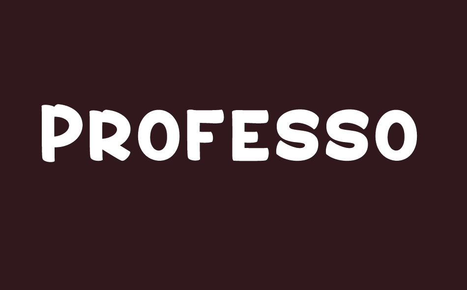 Professor Marbles font big