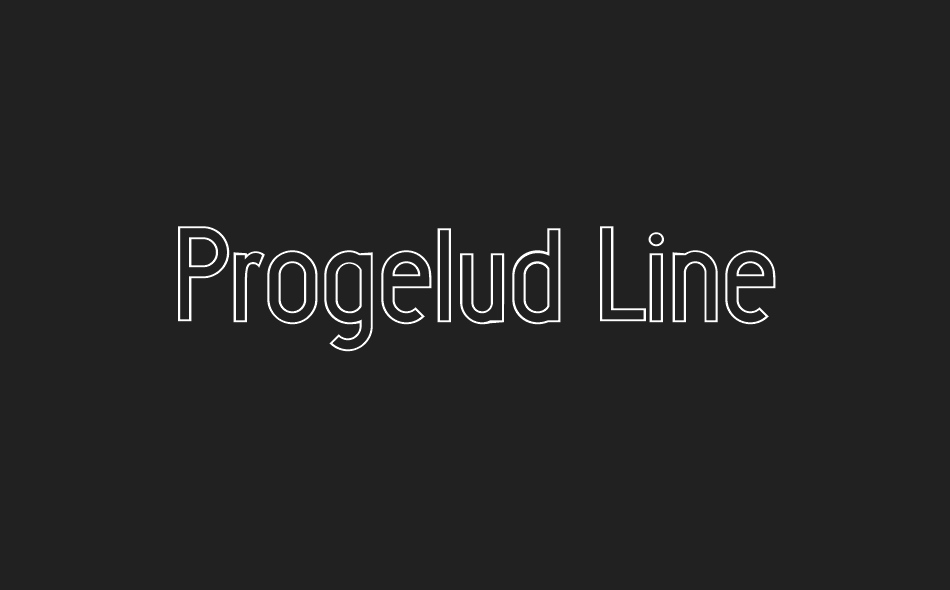 Progelud font big