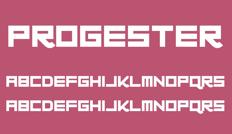 Progesterone font