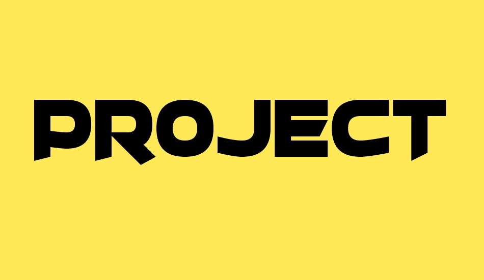Project H font big