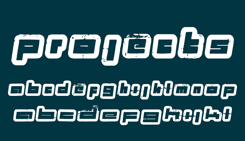 projects font