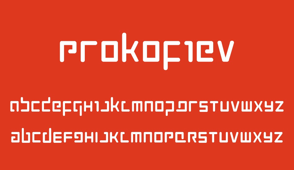 Prokofiev font