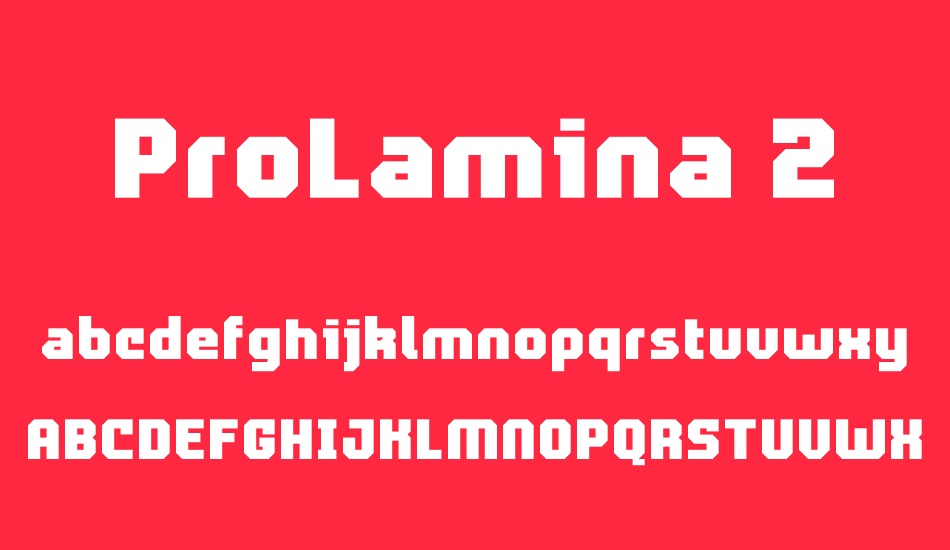 ProLamina 2 font