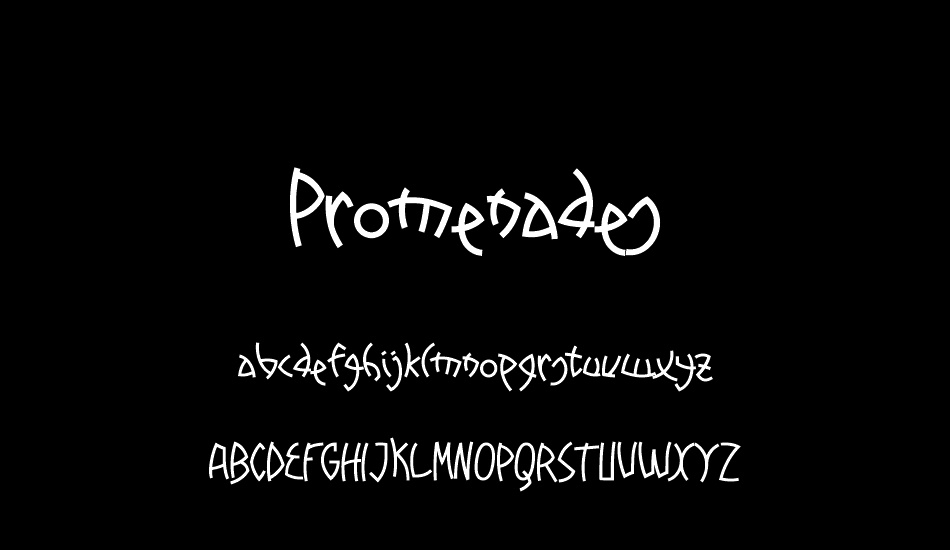 promenades font