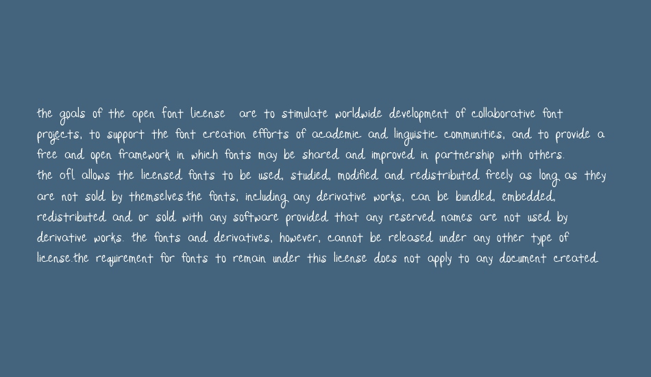 Promised Freedom font 1