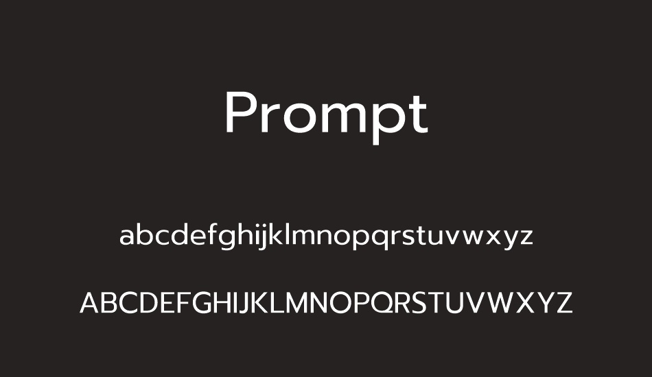 prompt font