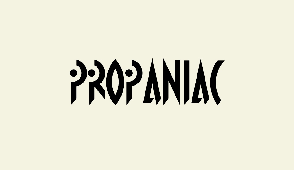 Propaniac font big