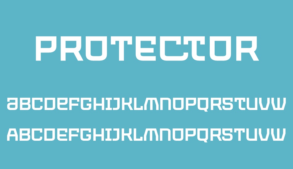 PROTECTOR font
