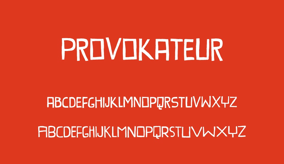 Provokateur DEMO font