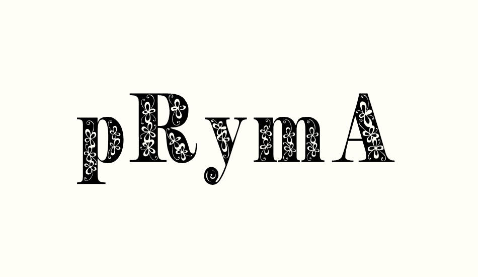 Pryma font big