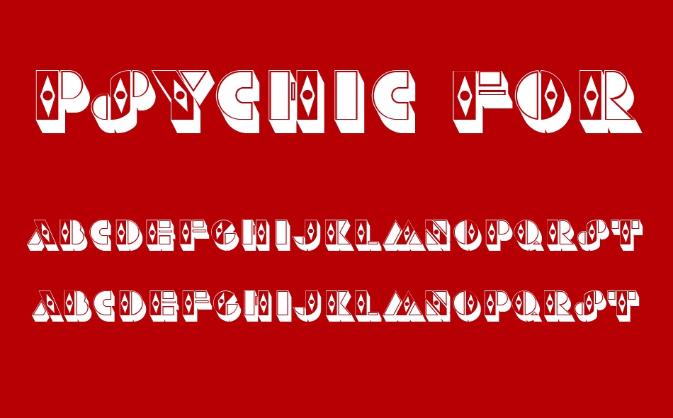 Psychic Fortunes font