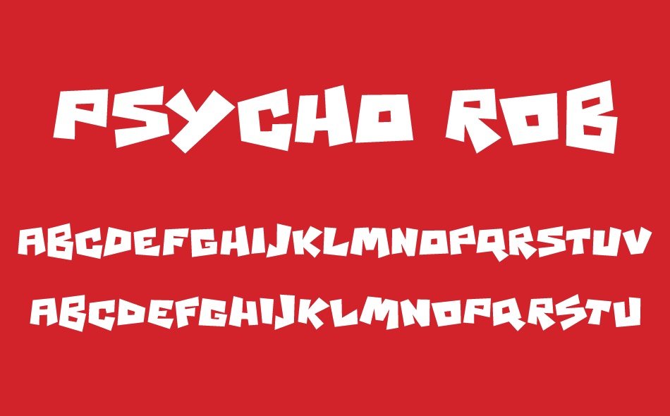 Psycho Robots font