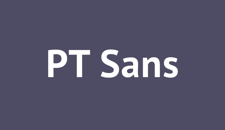 pt-sans font big