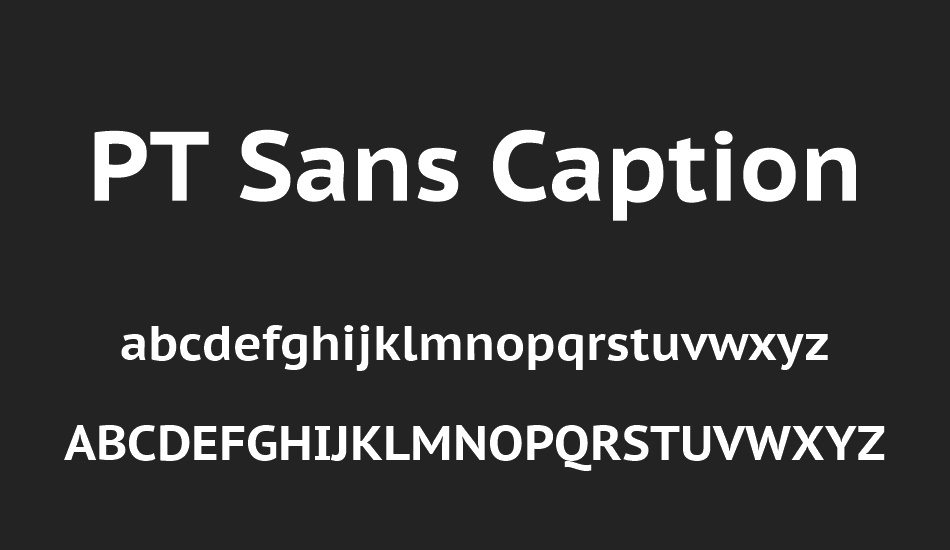 pt-sans-caption font