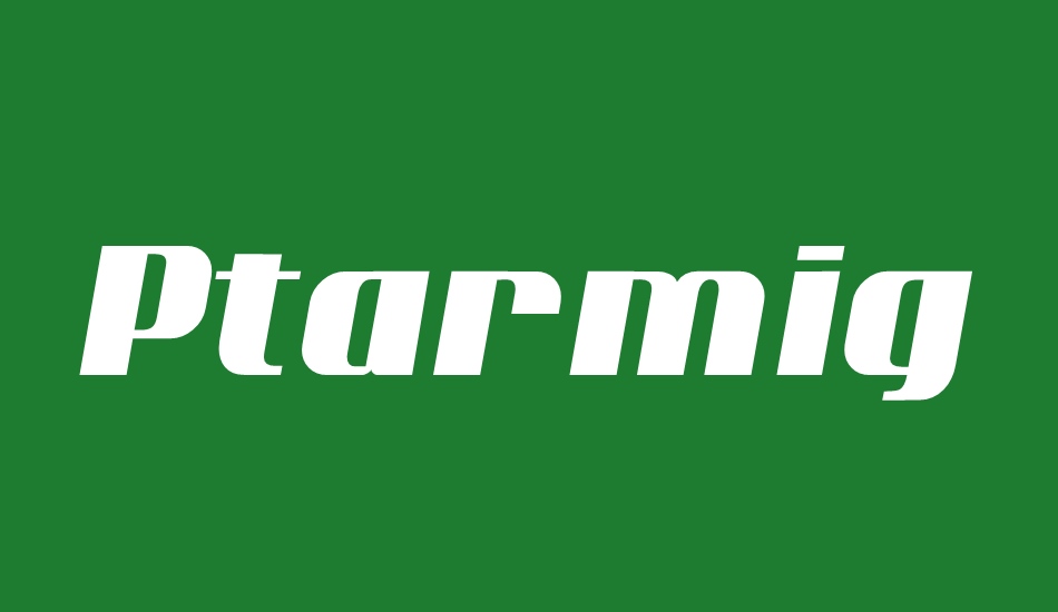 Ptarmigan font big