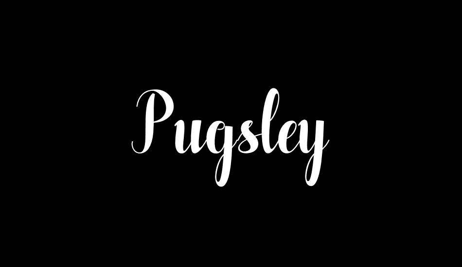 Pugsley font big