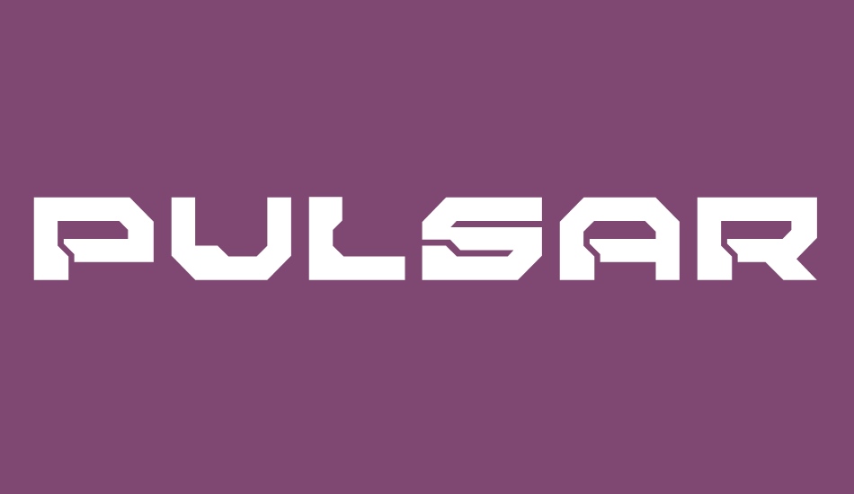 Pulsar Class Solid font big