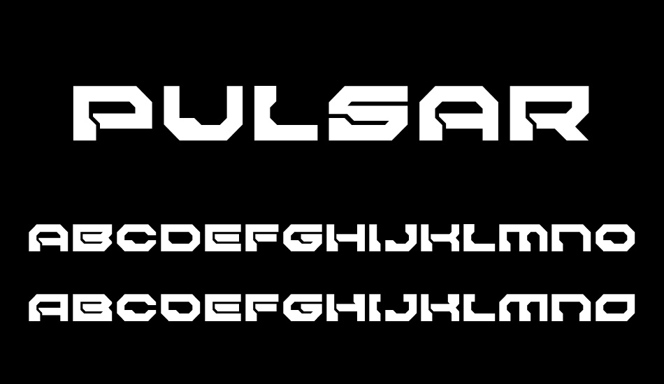Pulsar Class Solid font