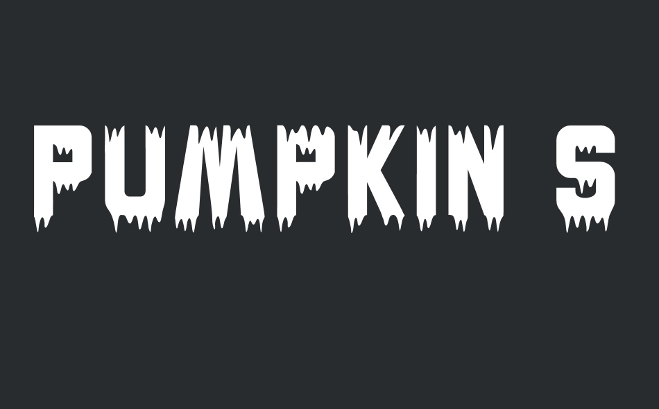 Pumpkin Smile font big