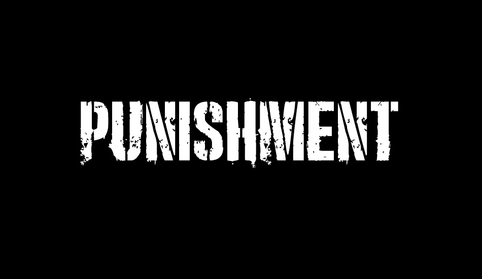 Punishment font big