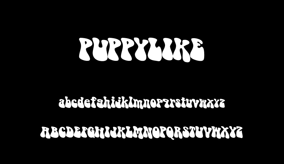 PUPPYLIKE font