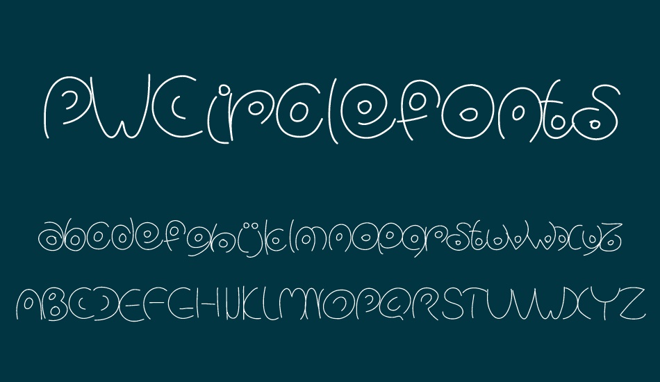 PWCirclefonts font