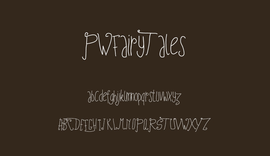 PWFairyTales font