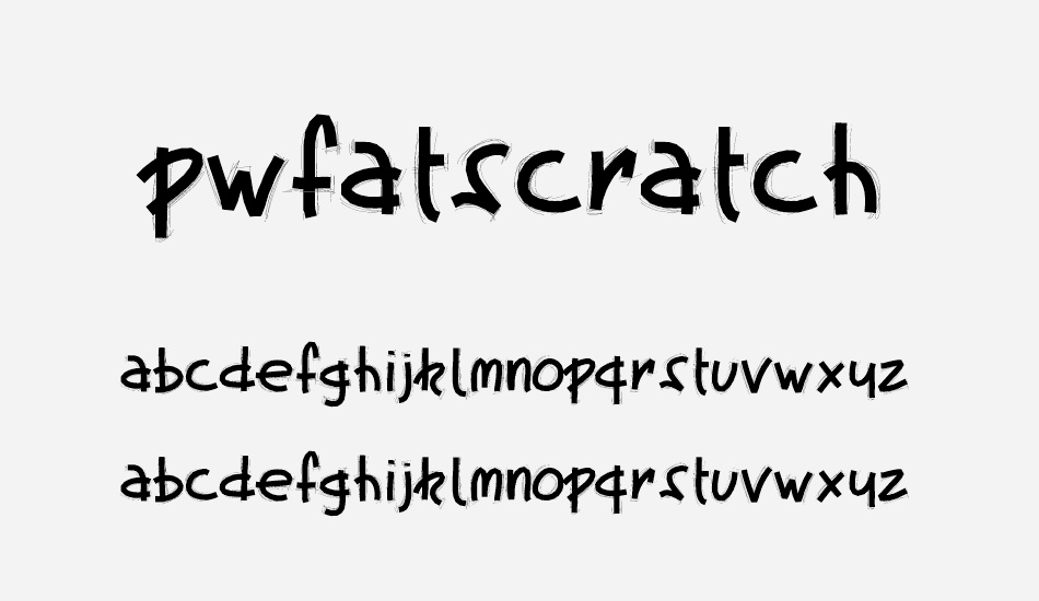 PWFatscratch font