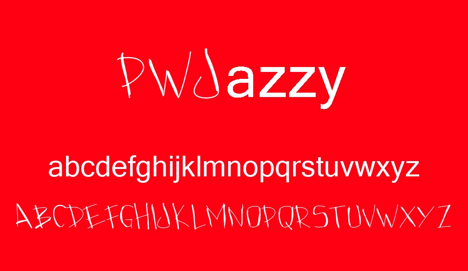 PWJazzy font