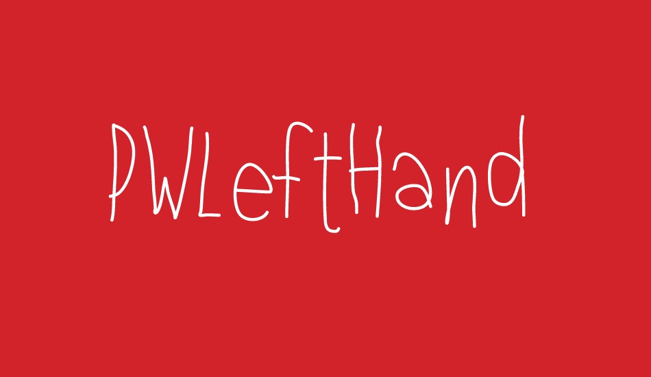 PWLeftHand font big