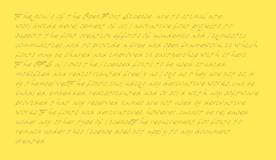 PWScript font 1